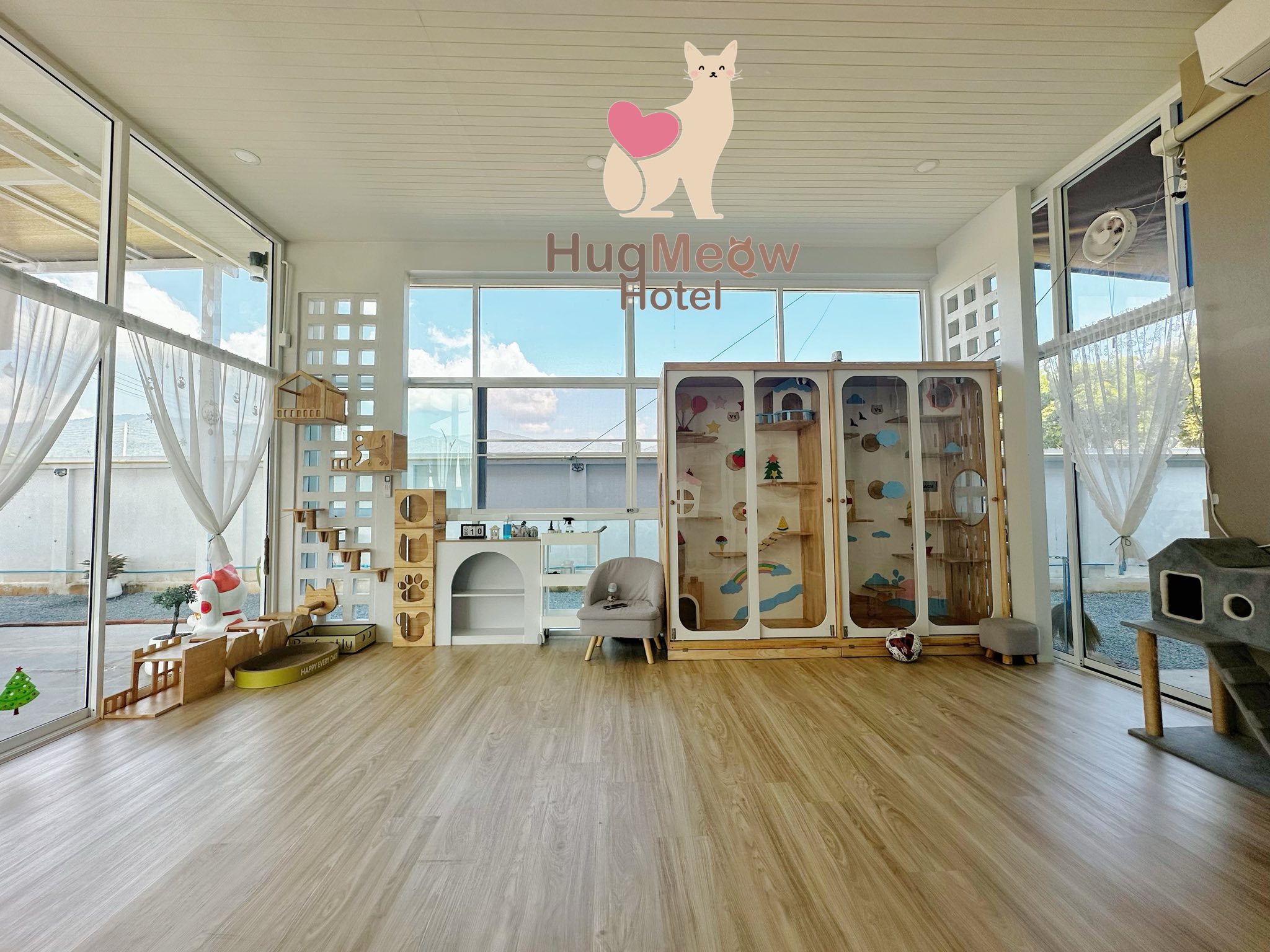 HugMeow Hotel บรรยากาศวิวธรรมชาติ เชียงราย